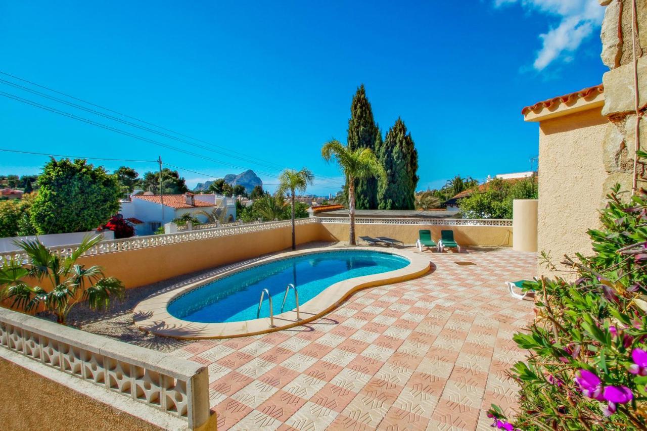 Cometa-86 - Villa With Private Pool Close To The Beach In Calpe Empedrola Exteriör bild
